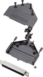 Zestaw listew żeńskich D-Sub encitech DTPK-P-37-DBS-K 6355-0032-14, rzędy: 2, styki: 37, 180 °, 1 zest.