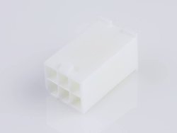 Obudowa złącza pin żeńskiego na kabel Molex MOL Power & Signal Sol. 39013069, piny: 6, 13 A, 1 szt.