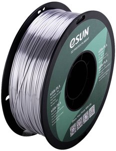 ESUN ePLA-Silk Silver  Filament do drukarek 3D PLA  1.75 mm 1 kg srebrny (metaliczny)