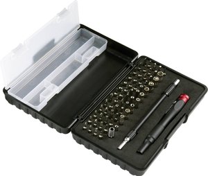 Bity TOOLCRAFT  TO-6435054 1 szt. krzyżakowy Phillips, płaski, profil T, wewnętrzny czworokąt (Robertson), Pentalobe, Tri-Wing, Wewnętrzny wielowypustowy z czopem, Gamebit, napinacz