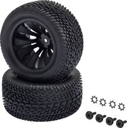 Koło kompletne 1:10 XS Reely 12056+12618-T czarny 2 szt.