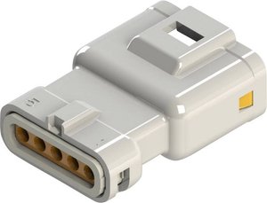 Obudowa złącza pin męskiego na kabel EDAC 560-005-000-111, wire-to-wire, piny: 5, 3 A, 1 szt.