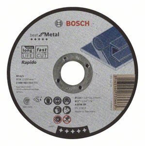 Tarcza tnąca prosta Bosch Accessories 2608603514 2608603514 125 mm 1 szt.