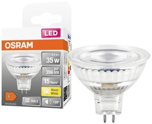 GU5.3  LED  4.3 W = 35 W  ciepła biel  W kształcie reflektora   Żarówka LED OSRAM 4099854098895 GU5.3 4.3 W = 35 W  ciepła biel 1 szt.