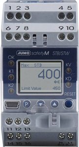 JUMO safetyM STB / STW - ogranicznik temperatury bezpieczeństwa, monitor temperatury bezpieczeństwa zgodnie z DIN EN 14597 Ogranicznik temperatury Jumo 548736
