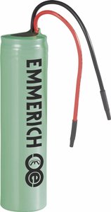 Akumulator specjalny Emmerich 233974, Li-Ion, 2600 mAh, 3.7 V, 1 szt.