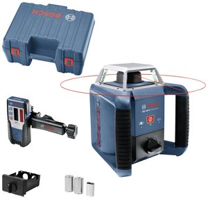 Laser rotacyjny Bosch Professional GRL 400 H 0601061800, Zasięg (maks.): 400 m, Kalibracja: Fabryczna (bez certyfikatu)