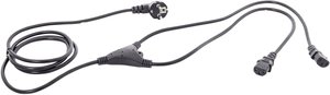 Kabel przyłączeniowy Y do urządzeń IEC 5 m. Kabel Y HAWA 1008275, 5.00 m, czarny