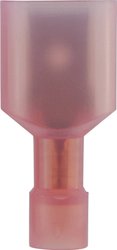 Wtyk płaski 3959S, częściowa izolacja PA, 6.3x0.8 mm, 0.5-.0 mm2, czerwony