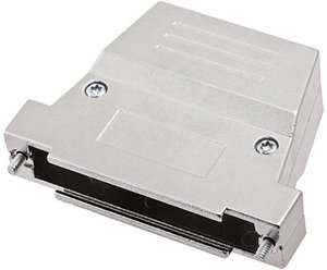 Obudowa złącza D-SUB encitech DTXL37-SJS-T-K 6560-0203-34, odlew cynkowy, 180 °, 1 szt.