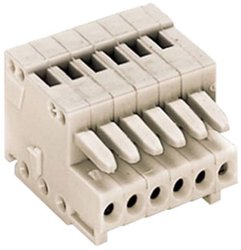 z możliwością kodowania 2-bieg., jasnoszary WAGO 733-102 gniazdo 1 szt.