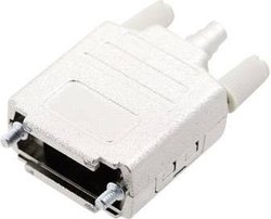 Obudowa złącza D-SUB Ilość styków: 25 tworzywo sztuczne, metalizowane 180 ° srebrny MH Connectors MHDPPK-M-25-K 1 szt.