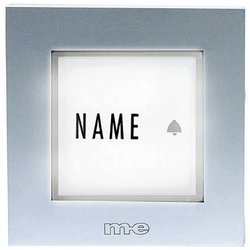 Płytka do dzwonka m-e modern-electronics KTB-1 S, 12 V/1 A, IP44, srebrny