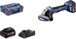 Akumulatorowa szlifierka kątowa Bosch Professional GWS 18V-7 z 2 x akumulatorem GBA 18 V 4.0 Ah w L-BOXX Akumulatorowa szlifierka kątowa Bosch Professional GWS 18V-7 06019H9005
