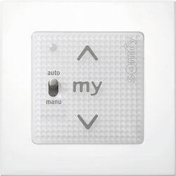 Smoove Uno A / M io Pure + rama Somfy Pure Przełącznik ścienny Somfy 1811405 1 szt.