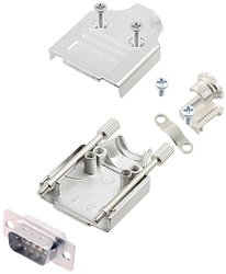Zestaw listew męskich D-Sub encitech MHDM-09-DBP-W-K 6355-8005-01, rzędy: 2, styki: 9, 180 °, 1 szt.
