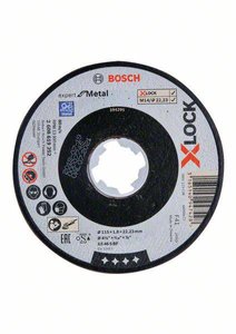 Tarcza tnąca X-LOCK prosta Expert for Metal AS 46 S BF, 115 x 22,23 x 1,6 mm Tarcza tnąca prosta Bosch Accessories  2608619252  1 szt.