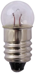 Quadrios 23O187 Lampa kulowa, lampa rowerowa 6 V 3 W Trzonek E10  biały 1 szt.