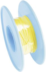 Drut do owijania TRU COMPONENTS Wire Wrap 1566860, 1 x 0.05 mm², 15 m, żółty