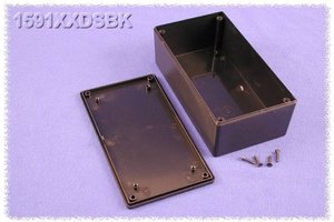 Obudowa uniwersalna Hammond Electronics, ABS, czarny, (D x S x W) 152 x 82 x 51 mm, 1 szt.