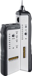 Zestaw testowy z nadajnikiem i odbiornikiem dla kabli LAN, SAT, TV, telefonicznych i audio Tester kabli Laserliner MultiCable-Checker 083.062A, ciągłość
