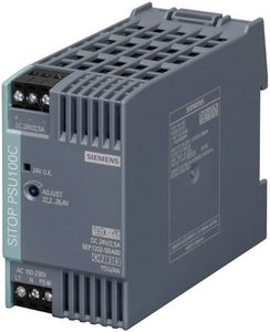 Zasilacz na szynę DIN Siemens SITOP PSU100C 24 V/2,5 A 6EP1332-5BA00  24 V/DC 2.5 A 60 W Ilość wyjść:1 x