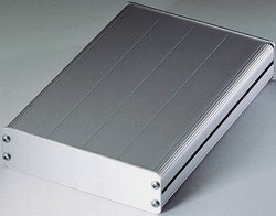 Obudowa uniwersalna Proma, Wymiary: (D x S x W) 165 x 114 x 32 mm, aluminium, 1 szt.