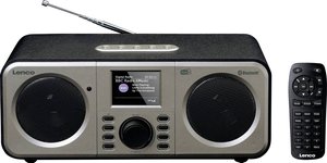 Radio Lenco DAR-030 DAB+, UKW funkcja budzika czarno-szary