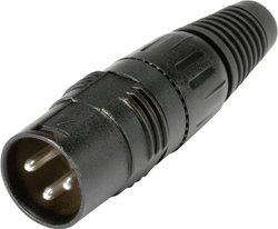 Adapter XLR męski Hicon HI-X3MT, 110 Ohm, 3-Pin13