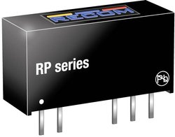 Przetwornica DC/DC, do PCB RECOM RP-1212D RP-1212D, SIP-7, 1 W, 12, 1 szt.