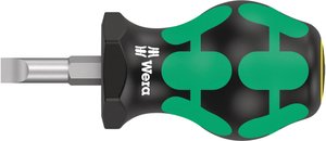 Wkrętak płaski Wera 335 Stubby 05008843001 Szerokość klingi: 6.50 mm Długość końcówki: 25 mm
