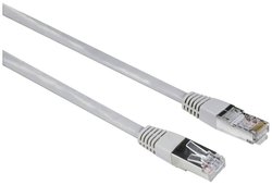 Kabel LAN Hama 00200916, 1 szt., RJ45, CAT 5e, F/UTP, 3.00 m, szary
