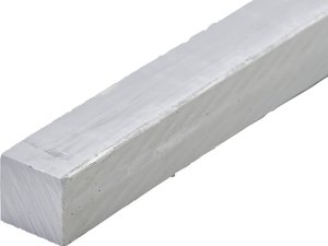 Profil kwadratowy czterokątny Reely RE-7394544, PCW czterokątny, (D x S x W) 500 x 15 x 15 mm