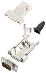 Zestaw listew męskich D-Sub encitech DTSL09-LJSRG-T-HDP15-W-K 6355-8041-01, rzędy: 3, styki: 15, 180 °, 1 szt.