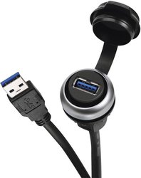 Złącze USB 3.0 Lütze 490113.0150, 1.50 m, 1 szt.