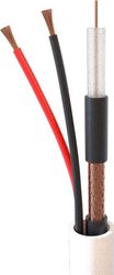 Kabel audio video ELAN 82271, 2 x 0.75 mm², biały, Produkty w metrach bieżących