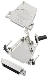 Zestaw listew żeńskich D-Sub TRU COMPONENTS TCD45ZF25HDS44K 7709508, rzędy: 3, styki: 44, 45 °, 1 szt.