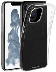 Vivanco Super Slim Futerał backcase Apple iPhone 14 przeźroczysty Ładowarka indukcyjna