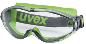 uvex ultrasonic 9302275 Pełne okulary ochronne z ochroną UV szary, zielony EN 166, EN 170 DIN 166, DIN 170