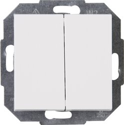 Przełącznik seryjny Płytka przycisku Kopp ATHENIS 587529082, czysty biały (ral 9010)