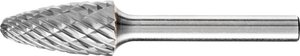 Frez z węglika wolframu, okrągły łuk 12x25 mm trzpień ø 6 mm Nacięcie ALLROUND do wszechstronnego zastosowania Frez PFERD RBF 1225/6 ALLROUND 21001032, 12 mm x 65 mm , 1 szt.