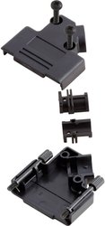 Obudowa złącza D-SUB Ilość styków: 9 tworzywo sztuczne 45 ° czarny MH Connectors MHD45PPK-09-BK-K 1 szt.