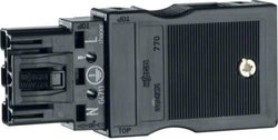 HAGER G4703 czarny łącznik Szyna Hager G4703 1 szt.