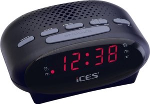 Radiobudzik ICES ICR-210 UKW  czarny