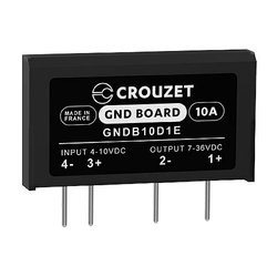 SSR, Płytka GND, Montaż PCB, 10A OUT 7-36 VDC, IN 4-10 VDC, DC Switching Przekaźnik SSR Crouzet TC-GSR-1-25DD 10 A   1 szt.