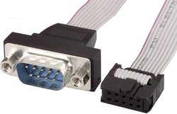 Kabel szeregowy, równoległy Renkforce RF-2150070, [1x złącze męskie D-SUB 9-pin - 1x listwa żeńska 10 pin], 0.26 m