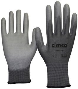 Cimco Skinny Soft grau 141260 Nylon Rękawice robocze Rozmiar rękawic: 9, L EN 388    1 par(a)