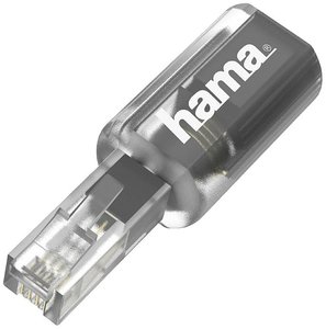 telefony adapter Hama Anti-Twist-Adapter, Transparent/Schwarz 00201125, 1 szt.