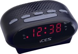 Radiobudzik ICES ICR-210 UKW  czarny