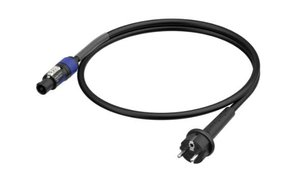 kabel Neutrik 1036410, 1.5 m, czarno-niebieski